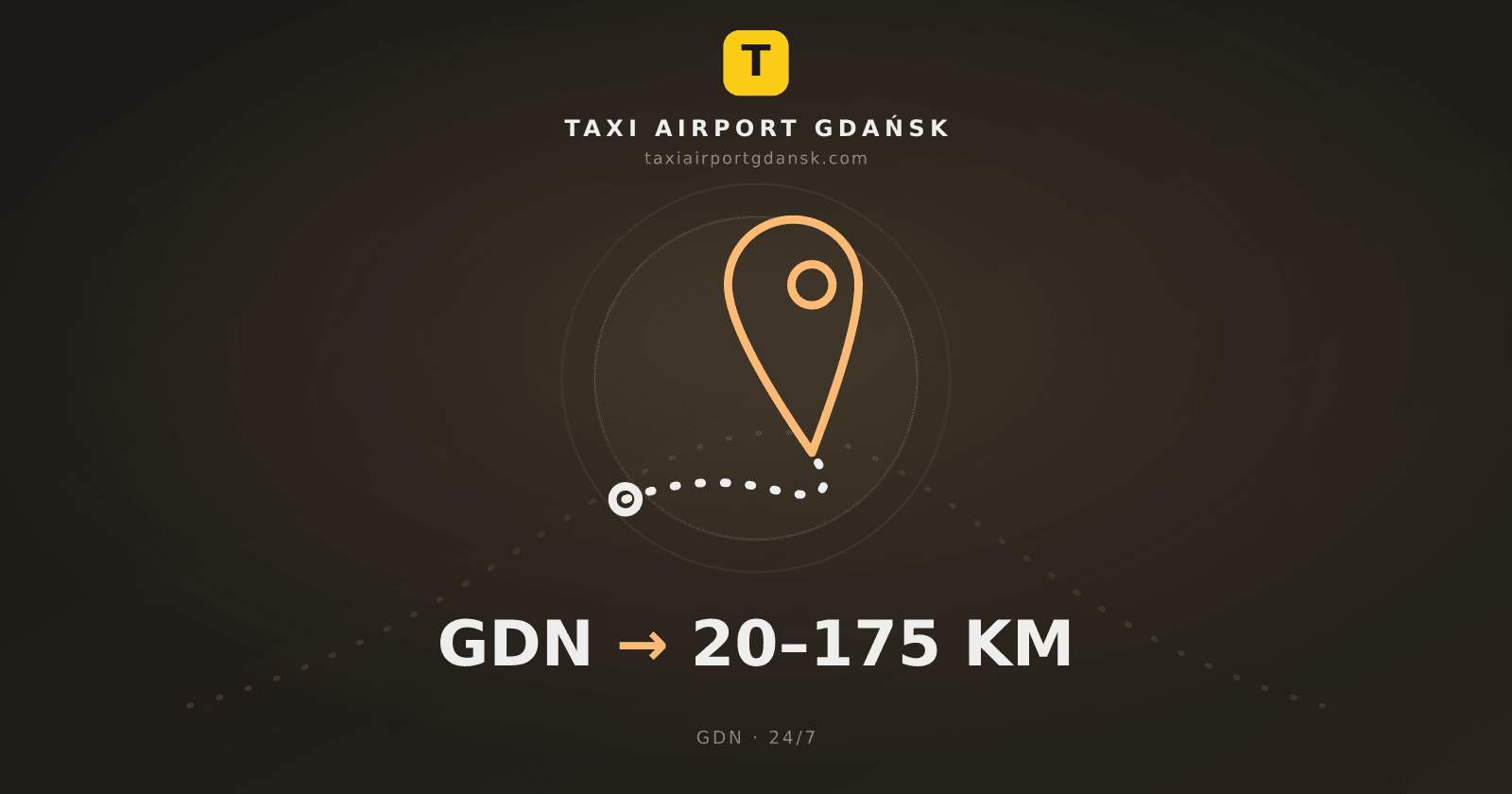 Taxa Gdańsk Lufthavn til Malbork, Elbląg, Olsztyn: Priser