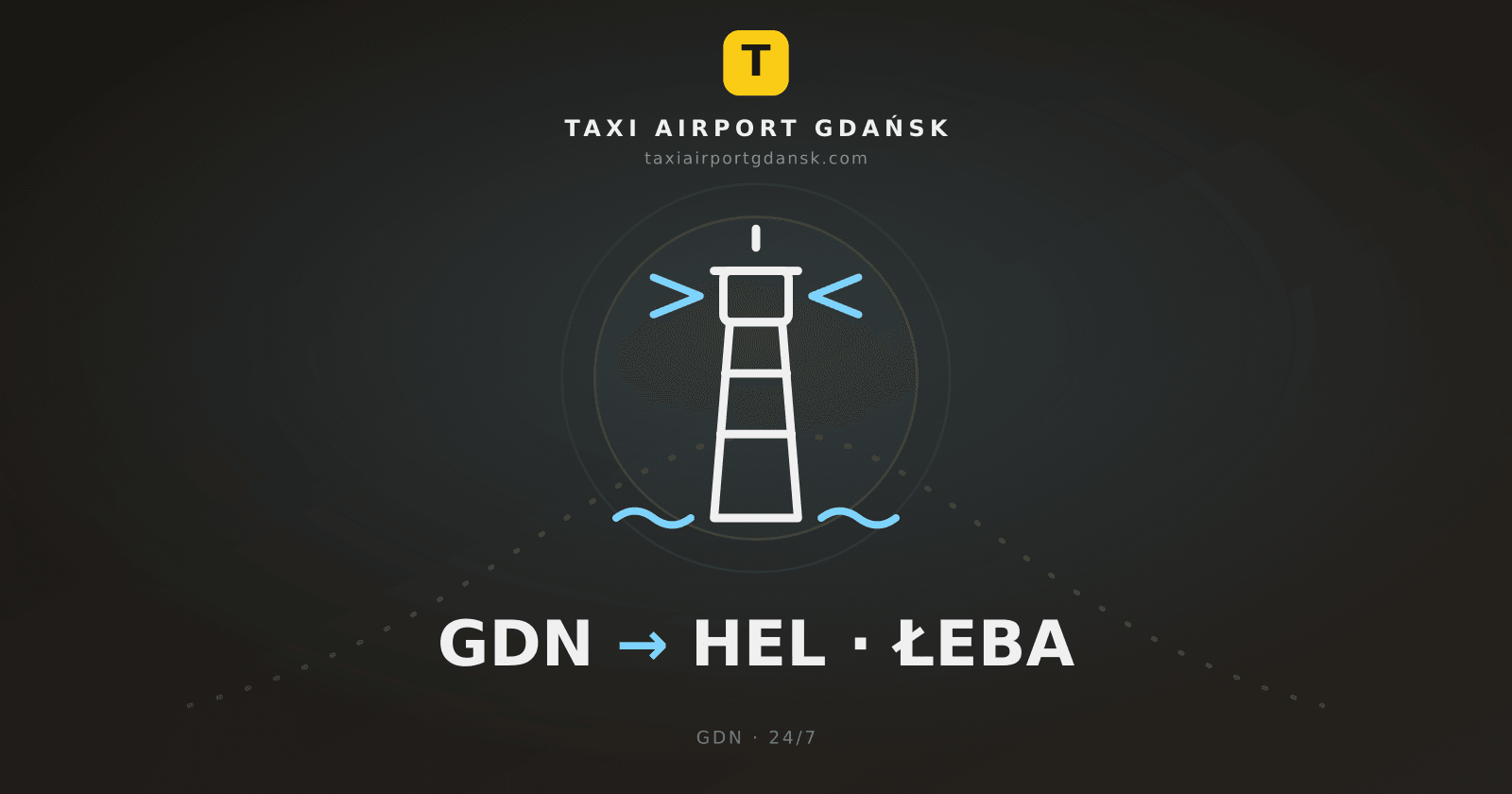 Gdańsk Lufthavn til Hel & Łeba: Taxapriser 2026
